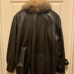 Women’s Real Leather Coat-size Large